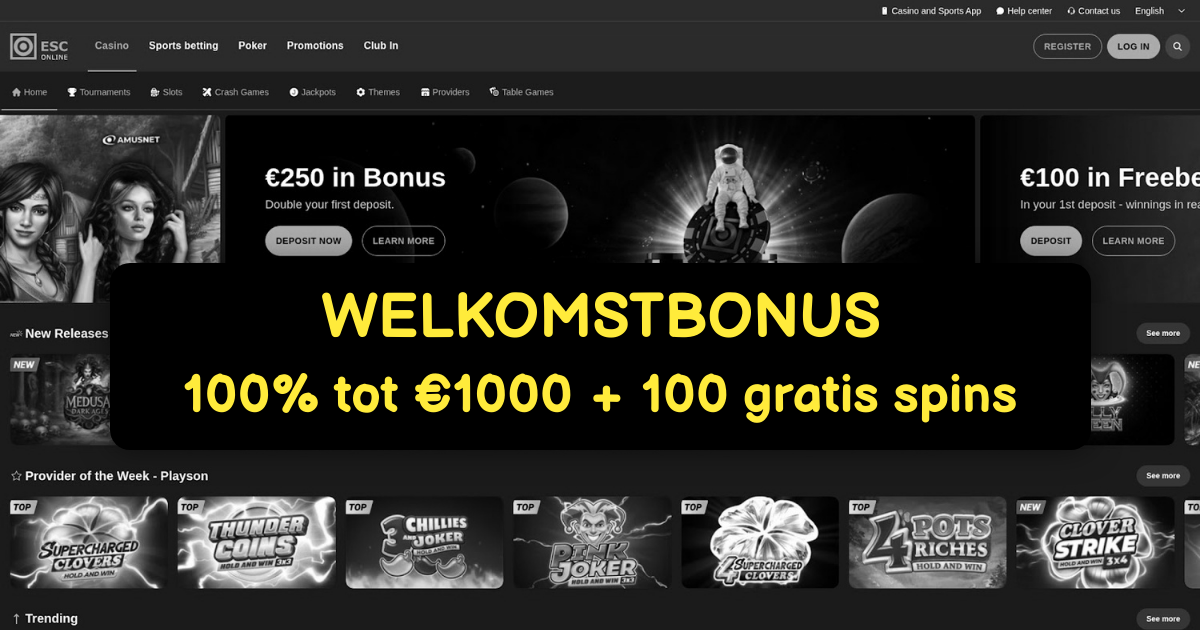 ESC Casino Nederland - Top Online Gokken
